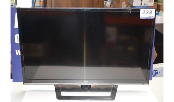 flat screen tv LG 42LS5600, zonder afstandsbediening, zonder kabels, werking niet gekend